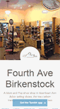 Mobile Screenshot of fourthavebirkenstock.com